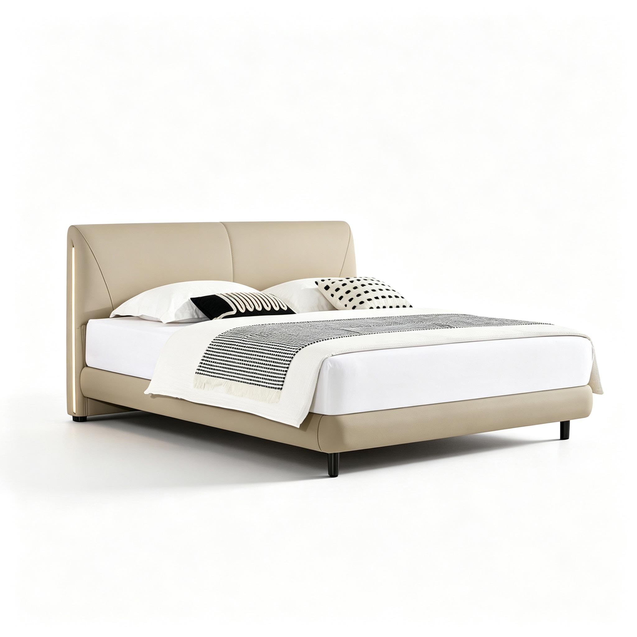 M2032 Leather Bed