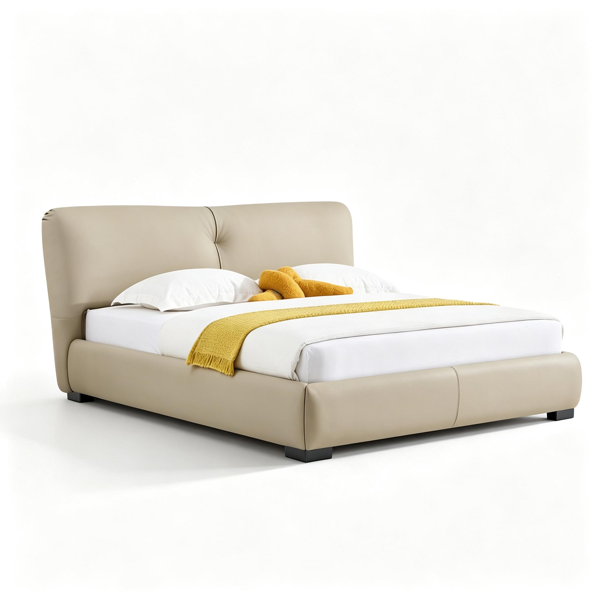 M2112 Leather Bed
