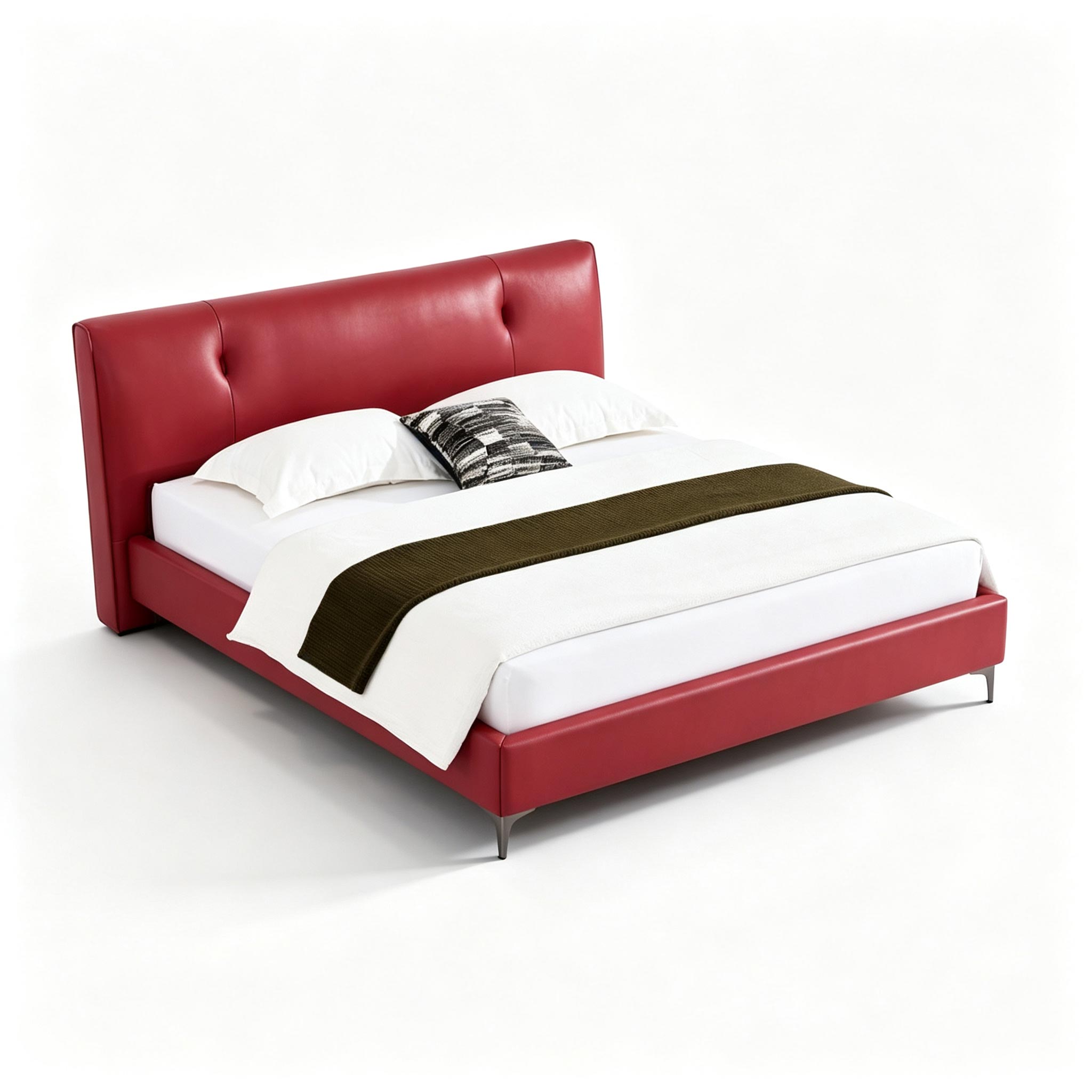 M2129 Leather Bed