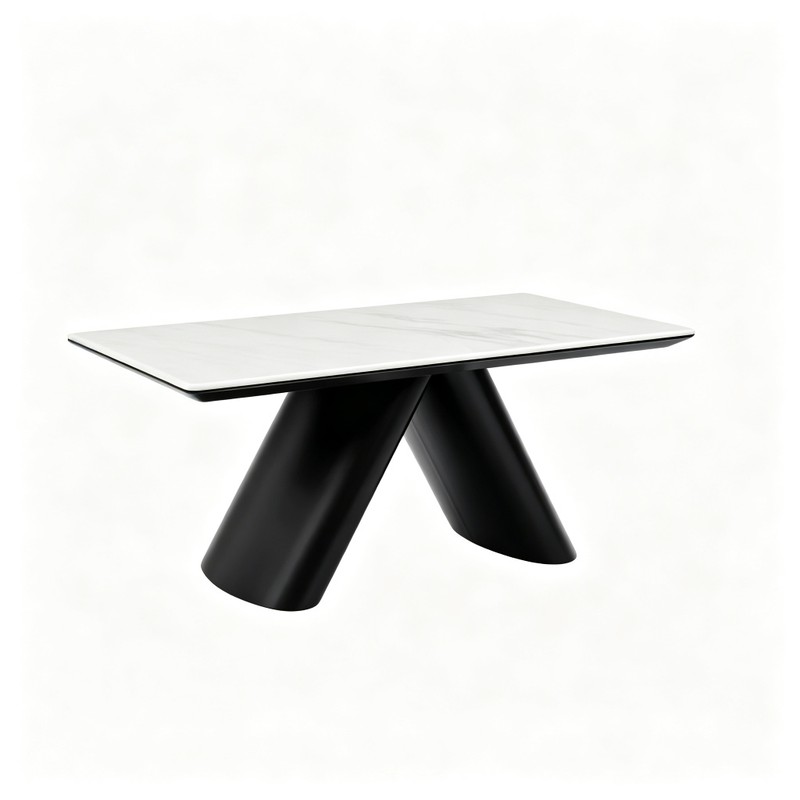 Stone Dining Table 6694新芬迪白