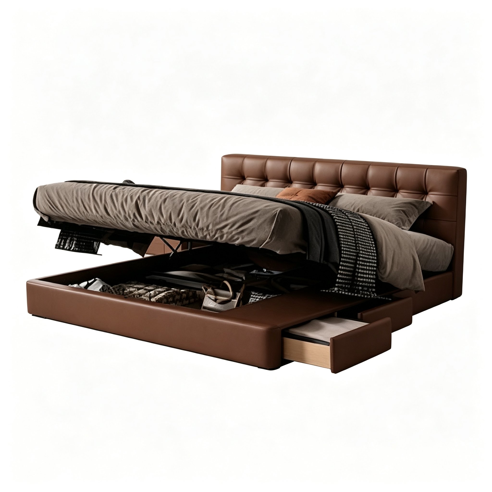 1082带抽屉 Bed